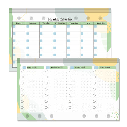 Practical Household Accessory – A6 Colorful Loose Leaf Notebook Refill – pp