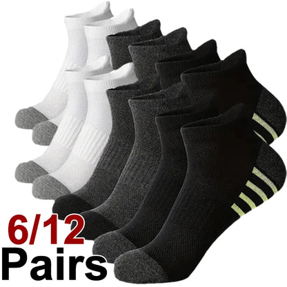 Men’s Breathable Mesh Sports Socks 6 Pairs