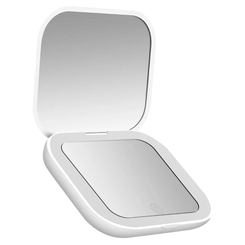 LED Folding Compact Makeup Mirror
