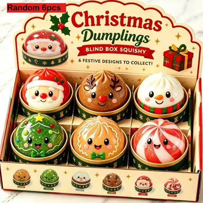 Christmas Dumpling Squishy Surprise Toy