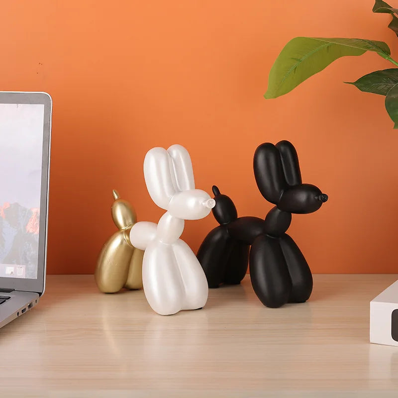 Nordic Balloon Dog Resin Figurine