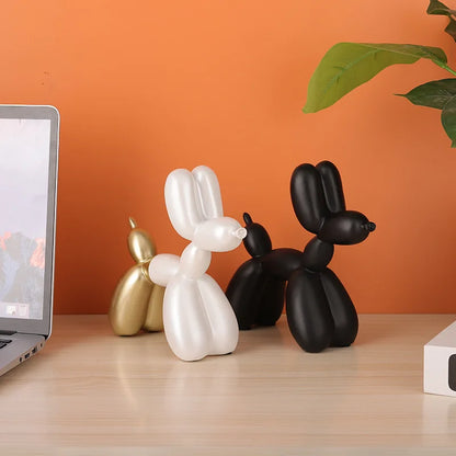 Nordic Balloon Dog Resin Figurine