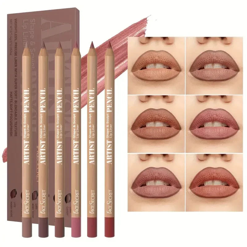 18 Color Lip Liner Pencil Set