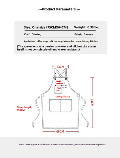 Canvas Kitchen Apron