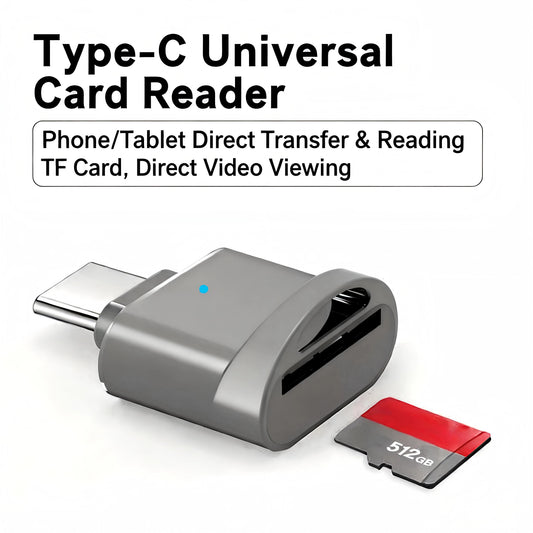 Mini USB-C SD & Micro SD Card Reader