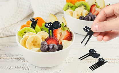 Black Cat Dessert Fork Set