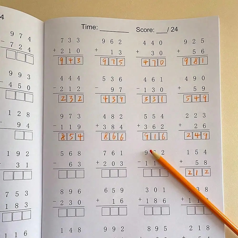 Workbook Primary School Training Book