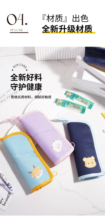 Expandable Desk Pen Holder & Pencil Pouch