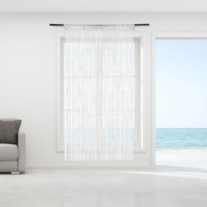 Polyester Tassel Beaded Door Curtain for Windows & Doorways