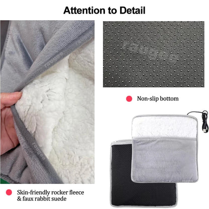 Soft Heated Foot Warmer Mat