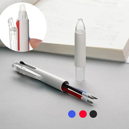 3 in 1 Multicolor Pen Set 0.5mm Black/Blue/Red Magic Ink Refill