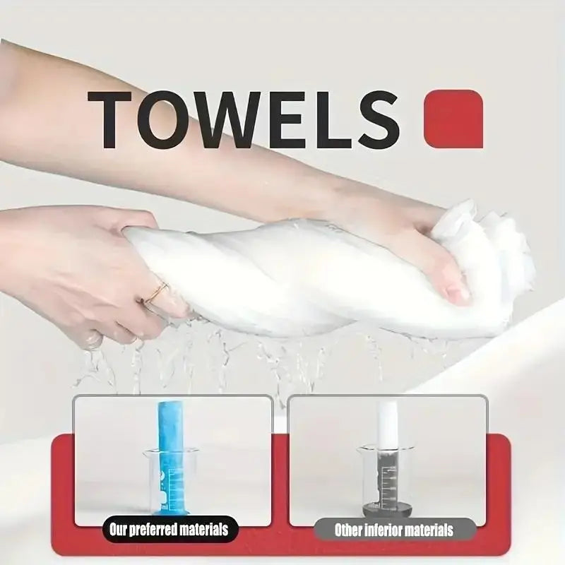 14-Pack Compressed Cotton Travel Towels