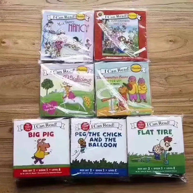 12 Books Set I Can Read Phonics English Picture Books