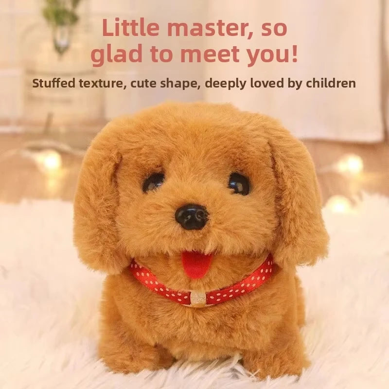 Electric Walking Barking Plush Dog Toy