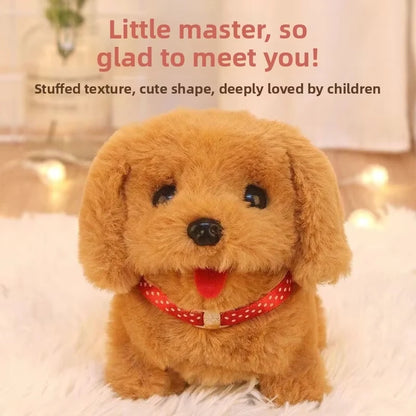 Electric Walking Barking Plush Dog Toy