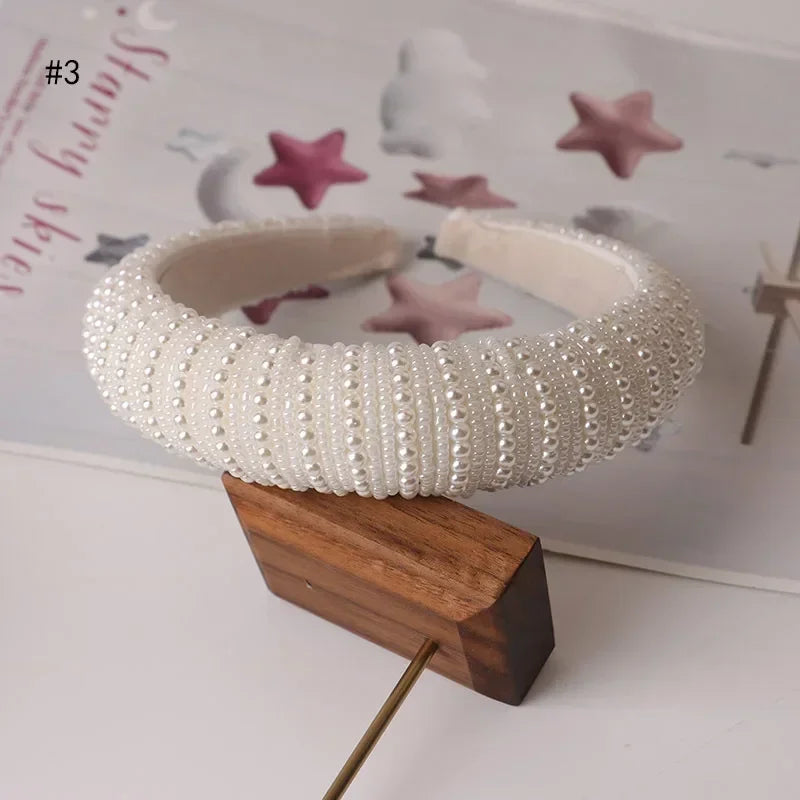 Pearl Hair Strap Headband for Women & Girls