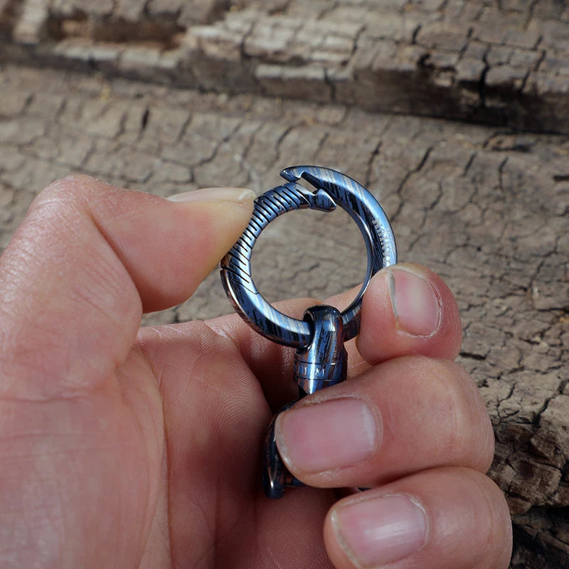 Titanium 360° Rotatable Keychain