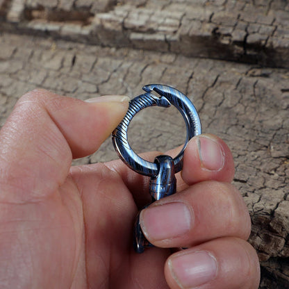 Titanium 360° Rotatable Keychain