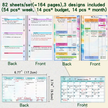 A6 Budget Planner Binder Set