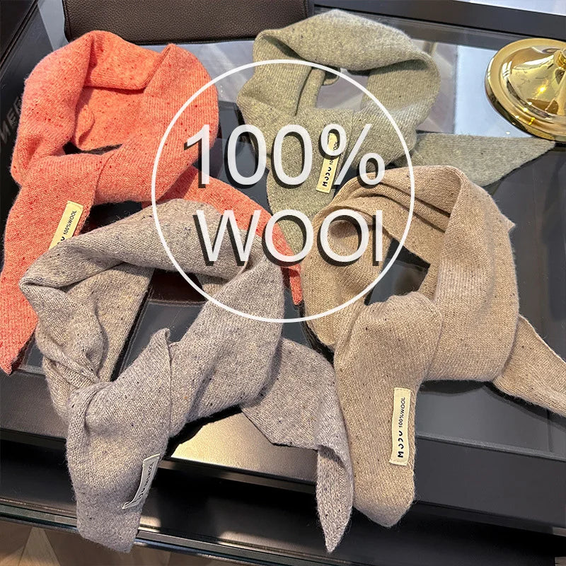 Women’s 100% Wool Triangle Scarf