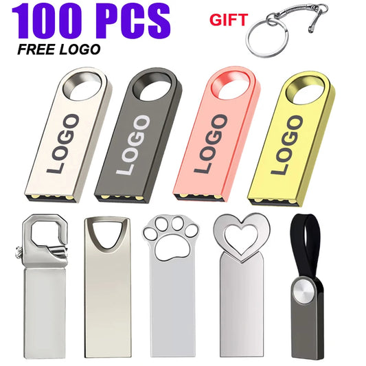 Custom Logo Metal USB Flash Drive