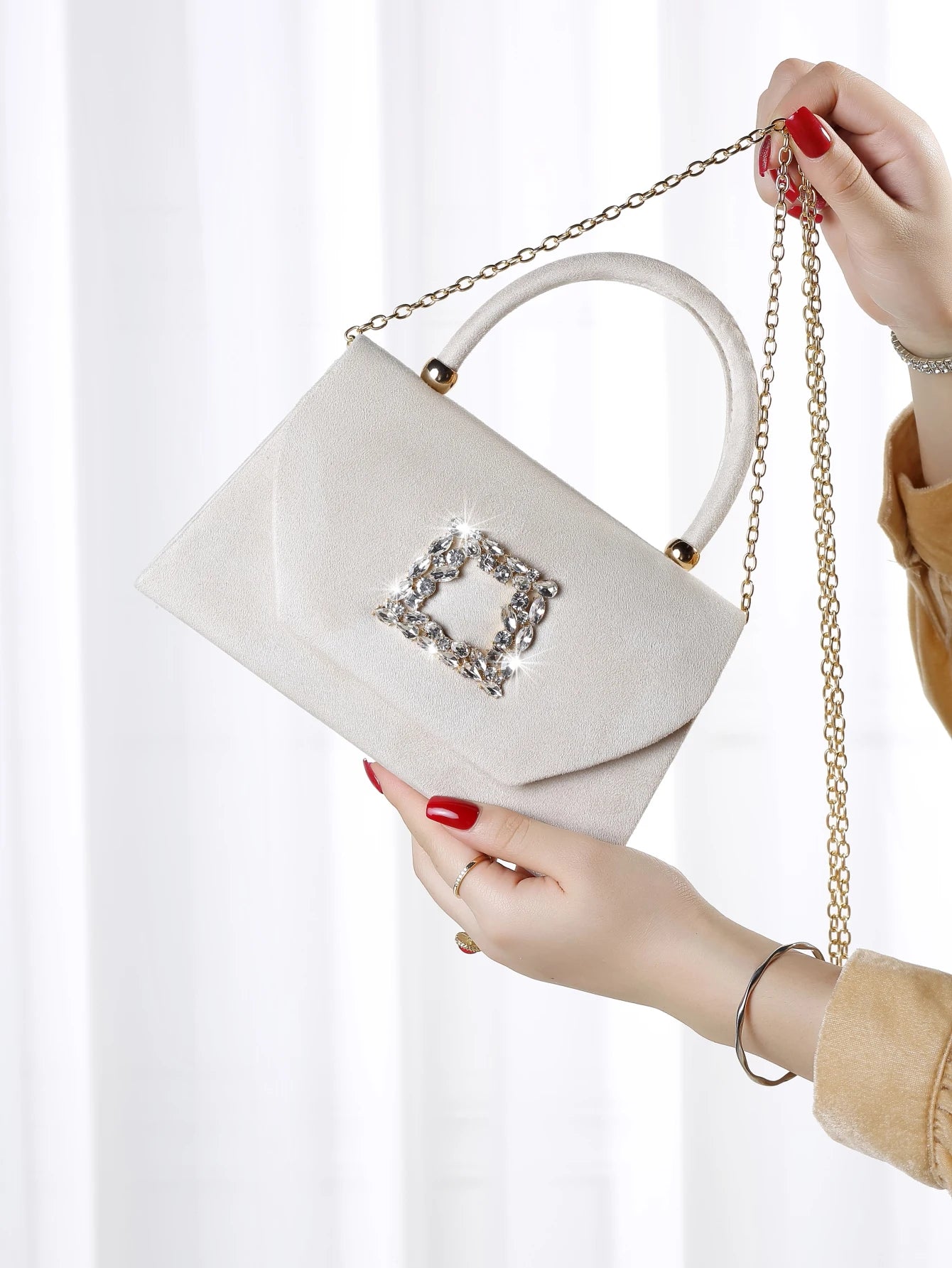 Velvet Evening Clutch Handbag