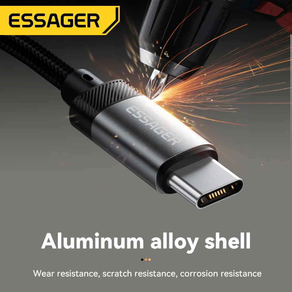 ESSAGER USB-C to 3.5mm Audio Adapter for Headphones & AUX