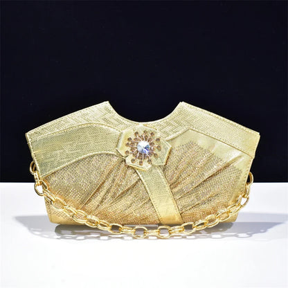 Luxury Rhinestone Evening Clutch Bag