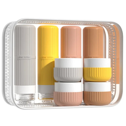 Silicone Travel Toiletry Bottles Set