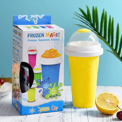 DIY Magic Slushie Maker Cup with Lid & Straw