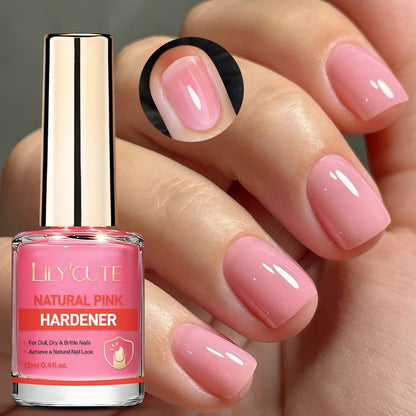 Milky White Pink Nail Strengthener – Base & Top Coat Varnish 12ml
