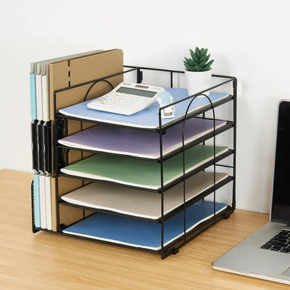 Multi-Layer Document & Paper Storage Rack