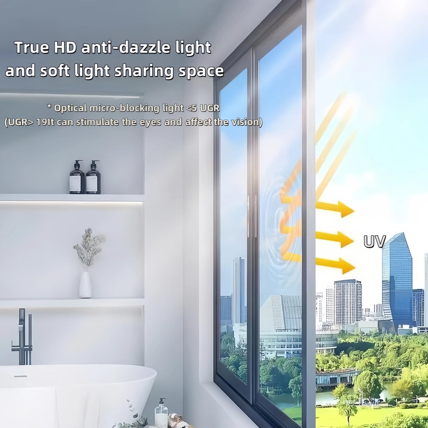 Silver One-Way Privacy Window Film