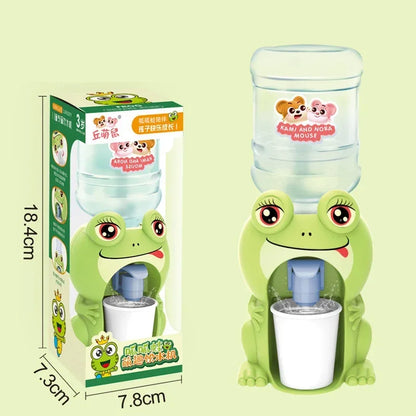 Cartoon Mini Water Cooler with Cup & Bottle