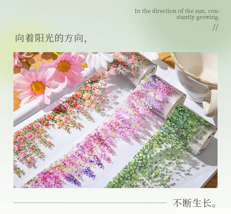 50mm*2m/Roll Plant Floral Decorative Tape