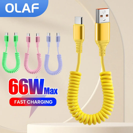 66W Fast Charging USB Cable