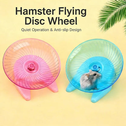 Silent Flying Saucer Hamster Exercise Wheel