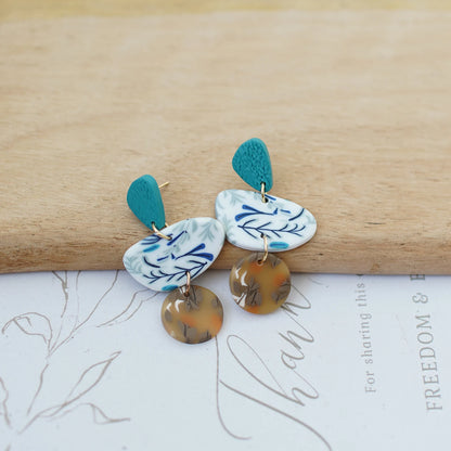 Bohemian Vintage Earthy Tone Earrings