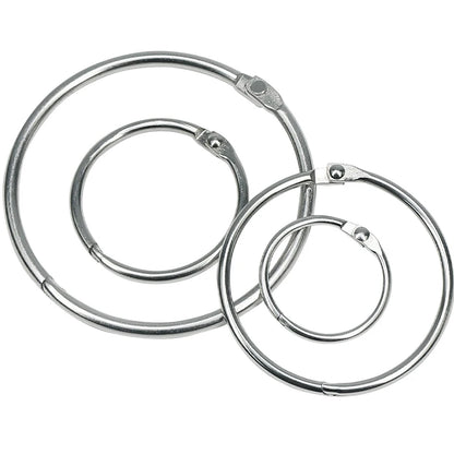Openable Metal Book Binding Rings for Albums, Crafts & Organizers
