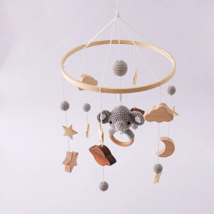 Wooden Baby Crib Mobile