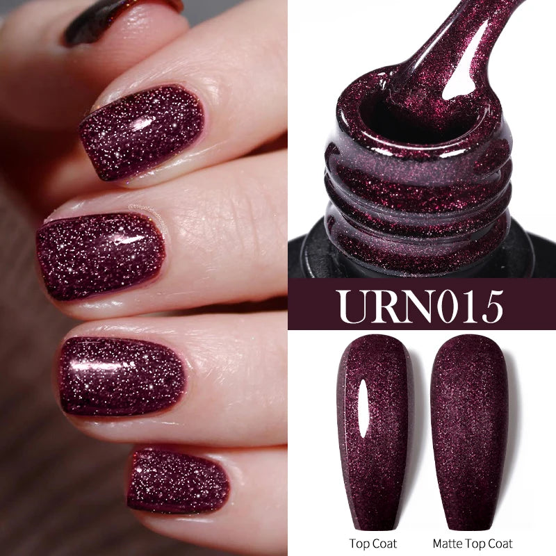UR SUGAR 7.5ml Glitter Nude Gel Nail Polish