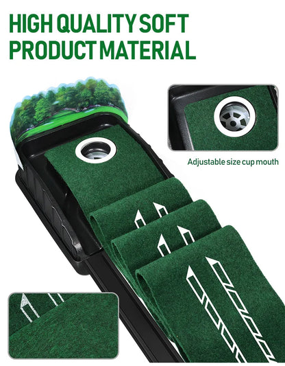 Portable Golf Putting Training Mat