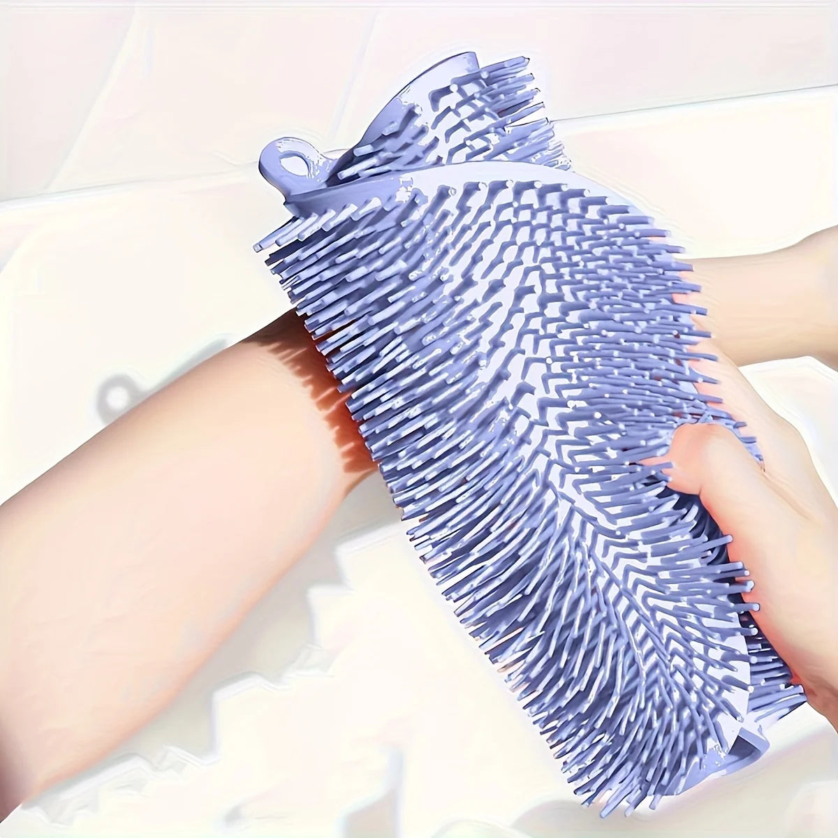 1Pc Bathroom Shower Foot Massage Mat with Non-slip Suction Cup