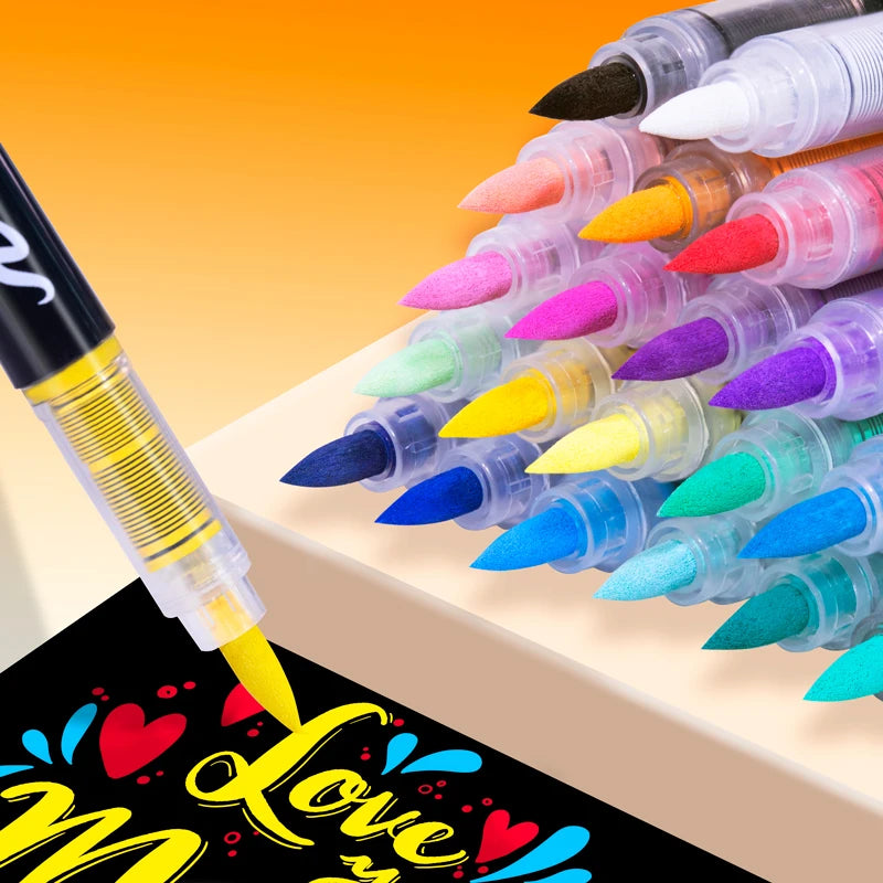 36 Colors Acrylic Paint Marker Pens Set