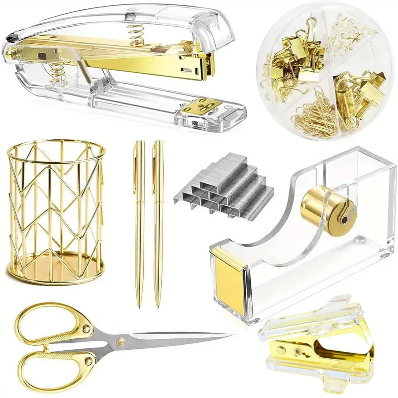 Luxury Acrylic Office Desk Set