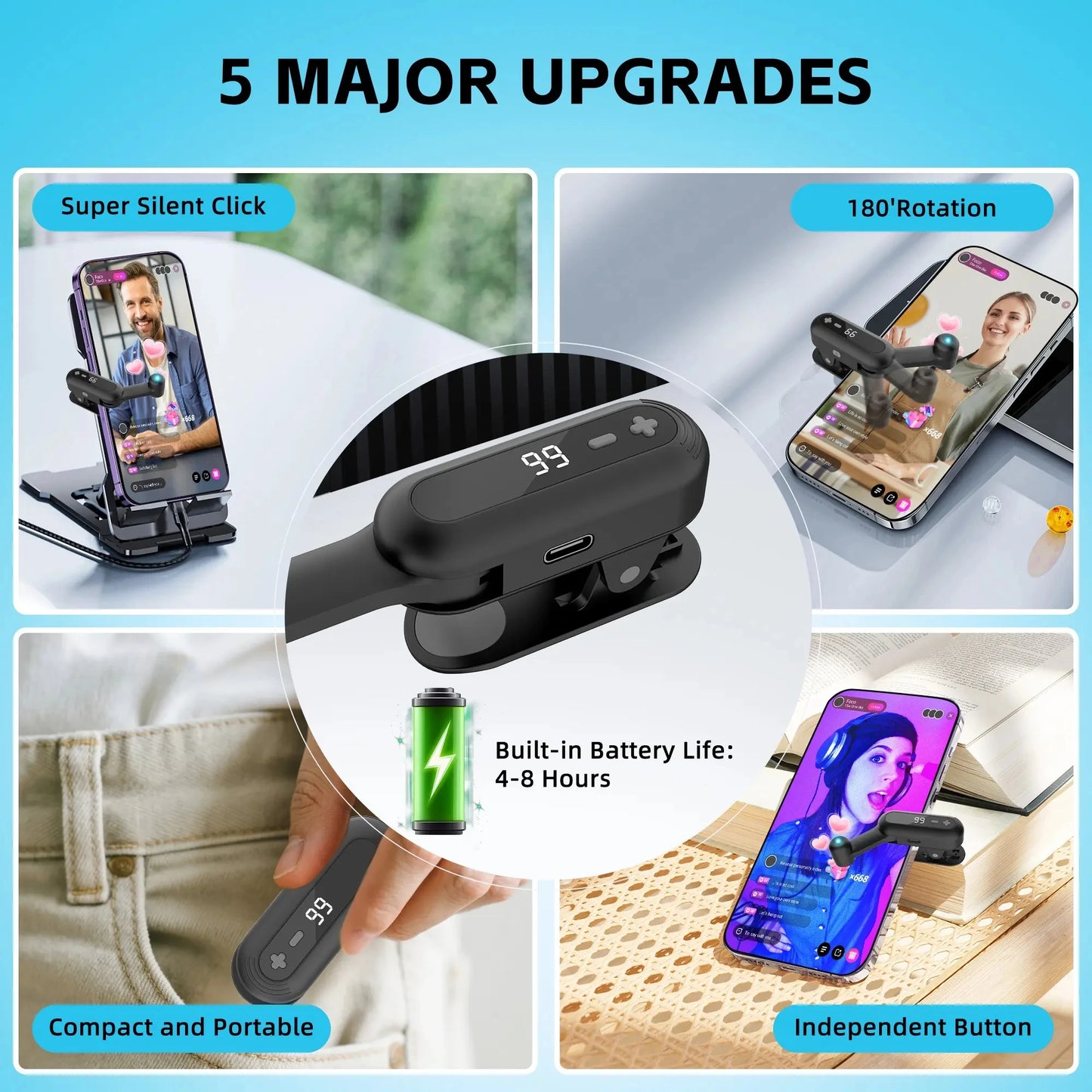 Smart Automatic Screen Clicker for Smartphones