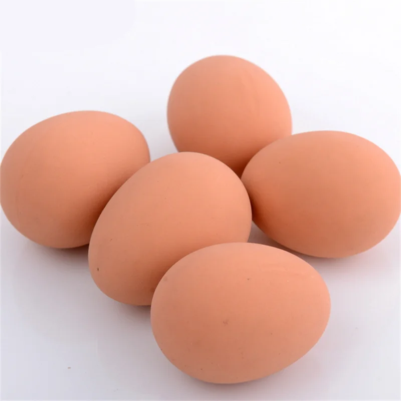 Realistic Rubber Bouncing Fake Eggs Toy Set