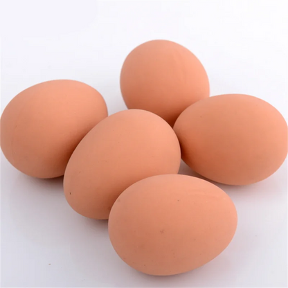 Realistic Rubber Bouncing Fake Eggs Toy Set