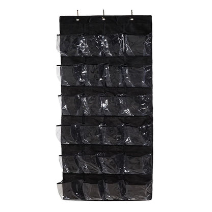 24 Grid Wall-Mounted Shoes Organizer Rack