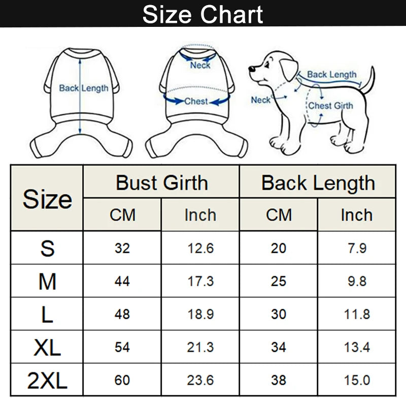Full-Body Waterproof Dog Overalls with Reflective Strips & Hood